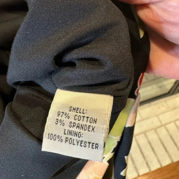 Amazing Talbots V Neck Floral Dress Womens Sz 10 - Picture 7 of 8